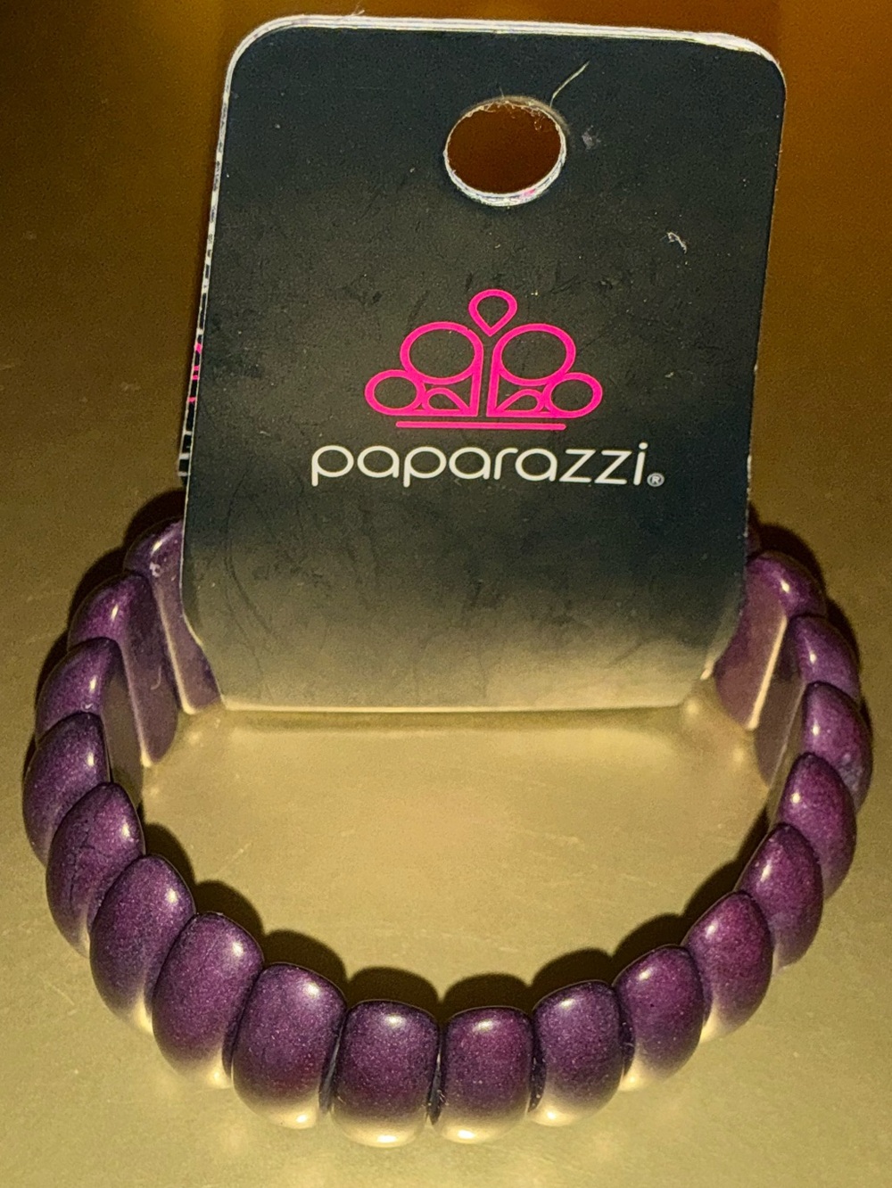 Plum Purple Turquoise Stretch Bracelet Paparazzi